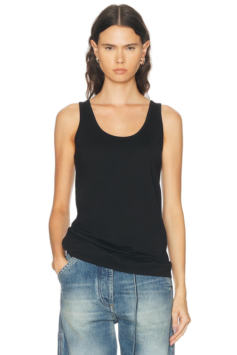 Dries Van Noten Hila Top in Black