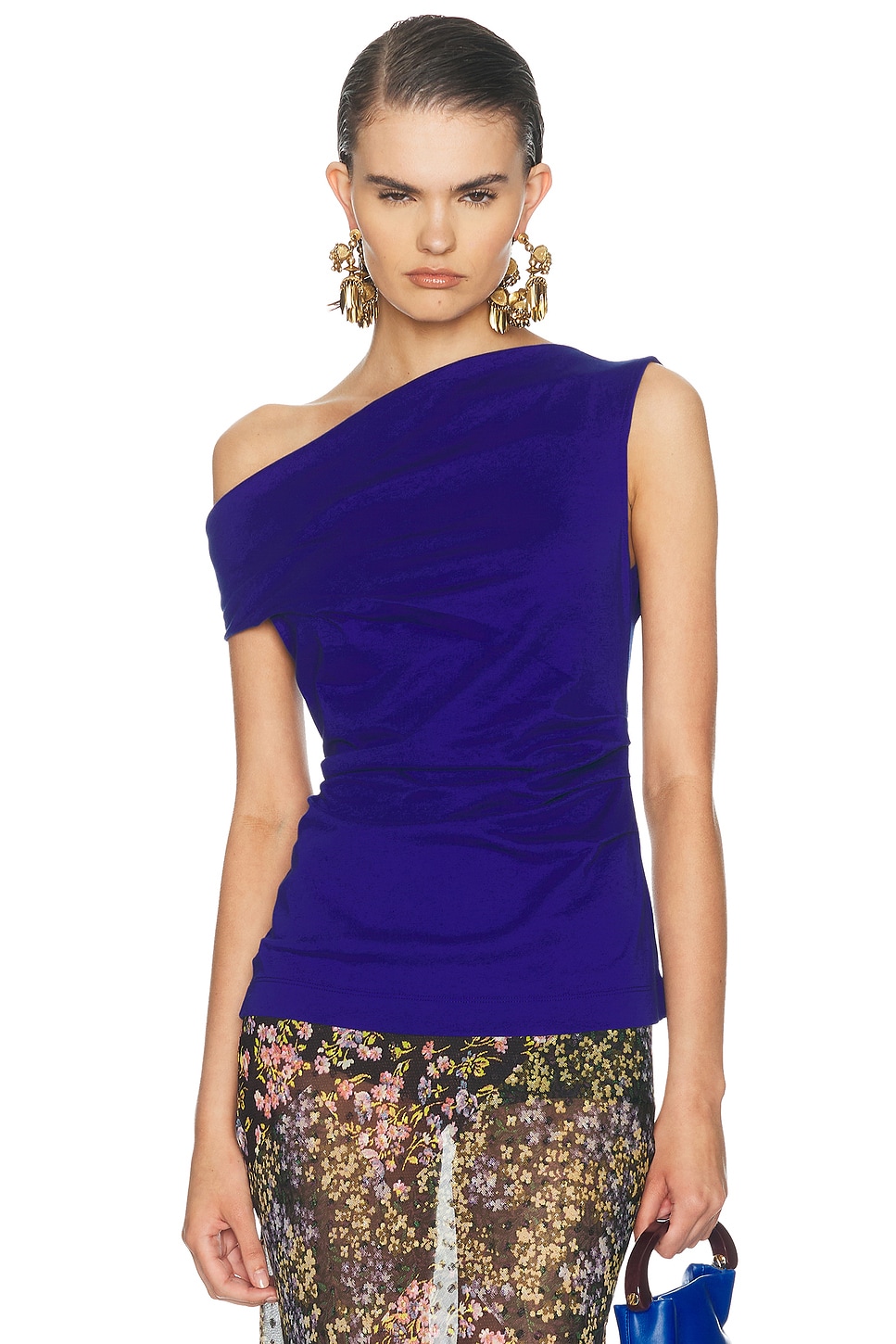 Dries Van Noten Henray Top in Blue