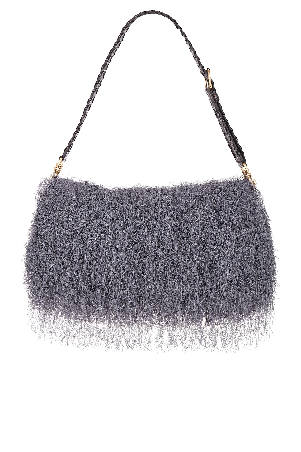 Dries Van Noten Envelope Bag In Gray