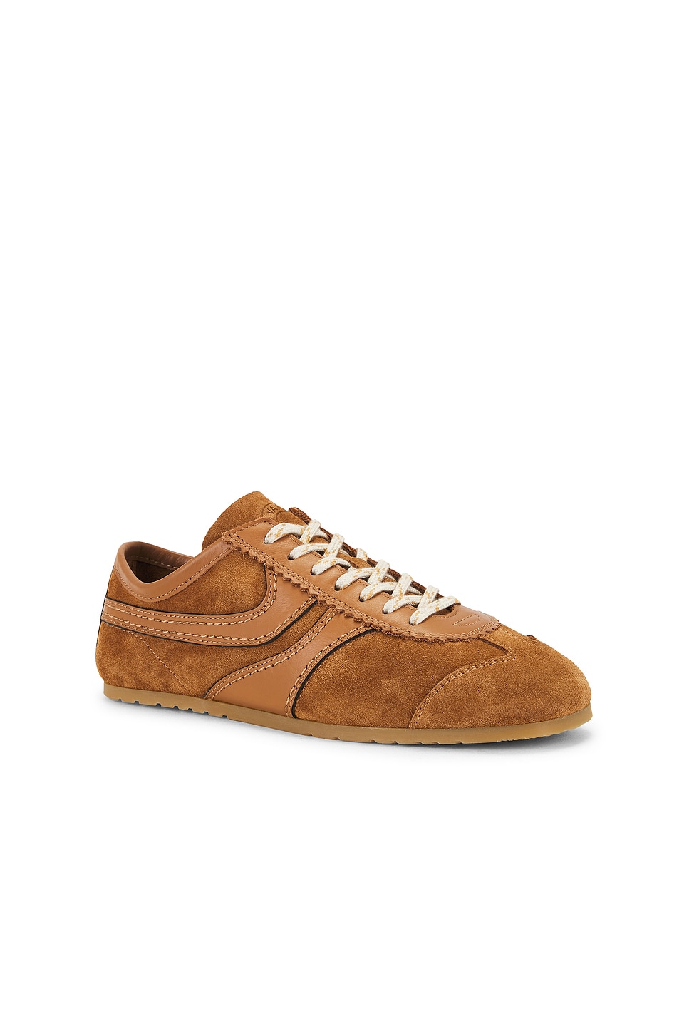 Dries Van Noten Suede Sneaker In Brown