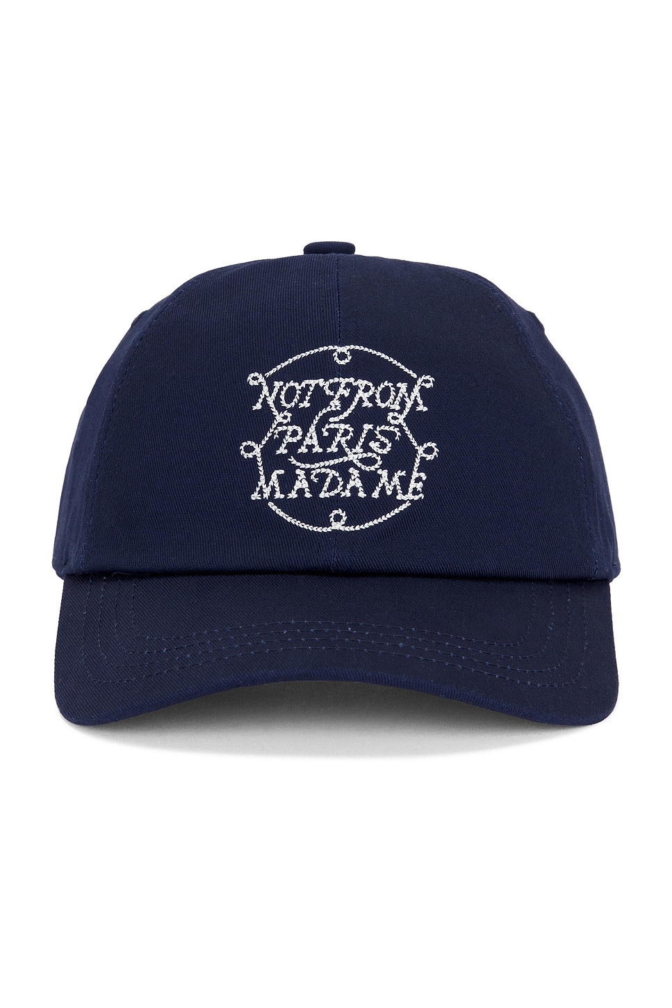 Drôle De Monsieur La Casquette Slogan Hat In Blue