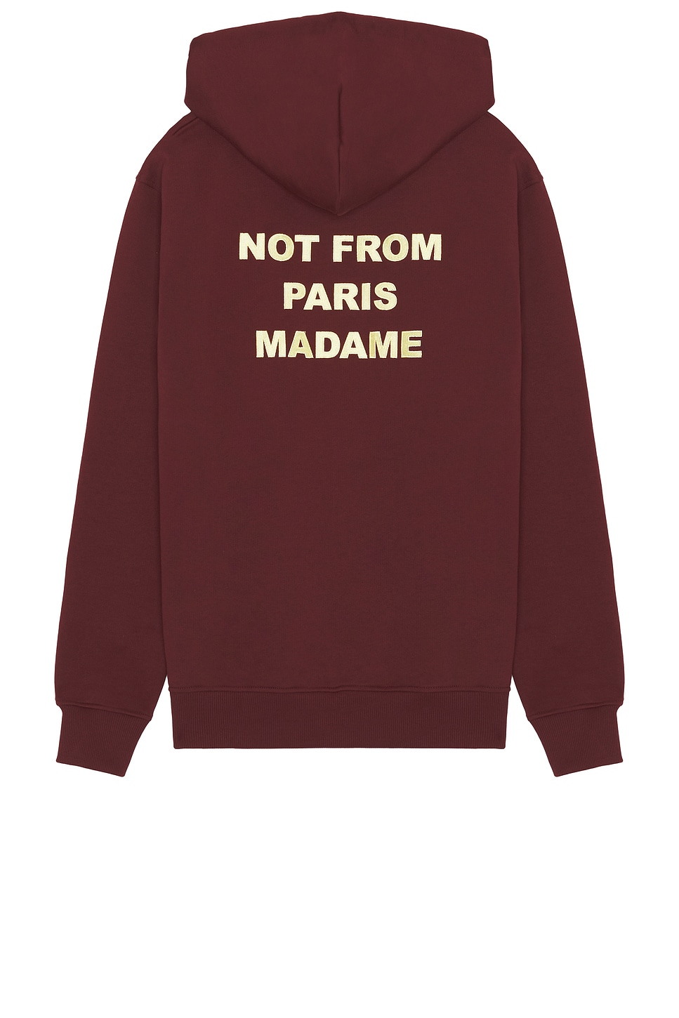 Image 1 of Drôle De Monsieur Le Hoodie Slogan in Wine