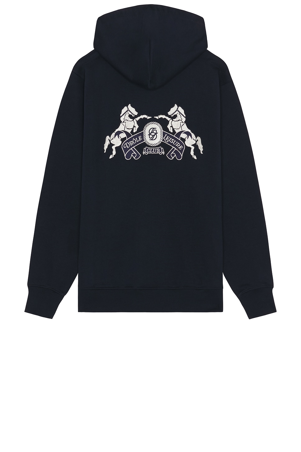 Image 1 of Drle De Monsieur Drole De Monsieur Le Hoodie Embleme Chevaux in Navy