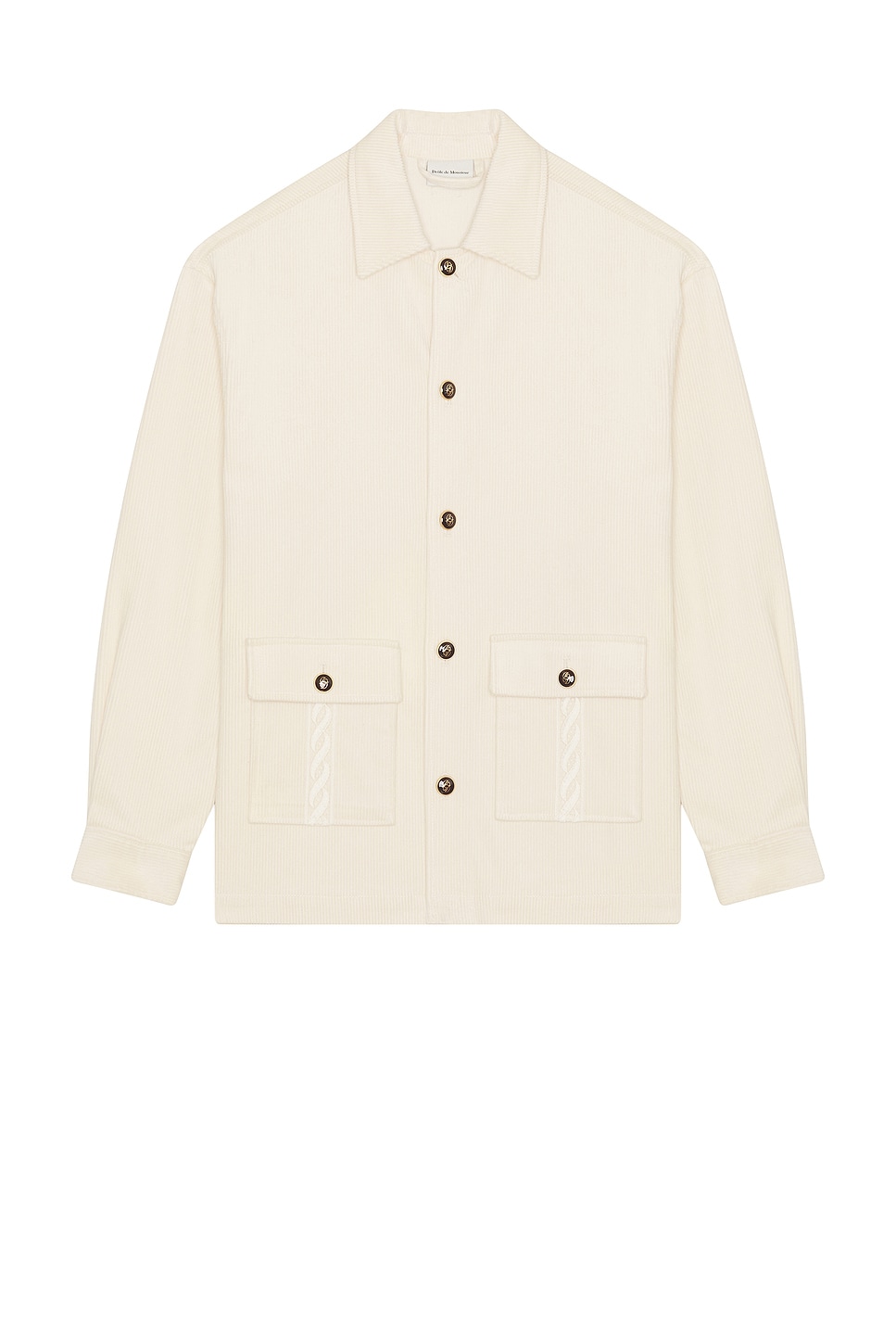 Image 1 of Drle De Monsieur Dr?le De Monsieur La Surchemise Corduroy in Ecru