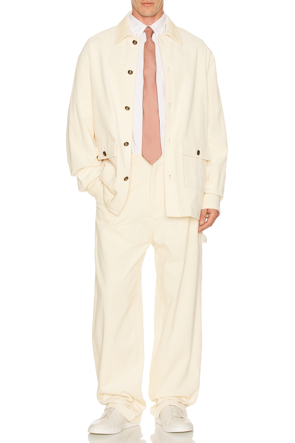 Drle De Monsieur Dr?le De Monsieur La Surchemise Corduroy In Sand