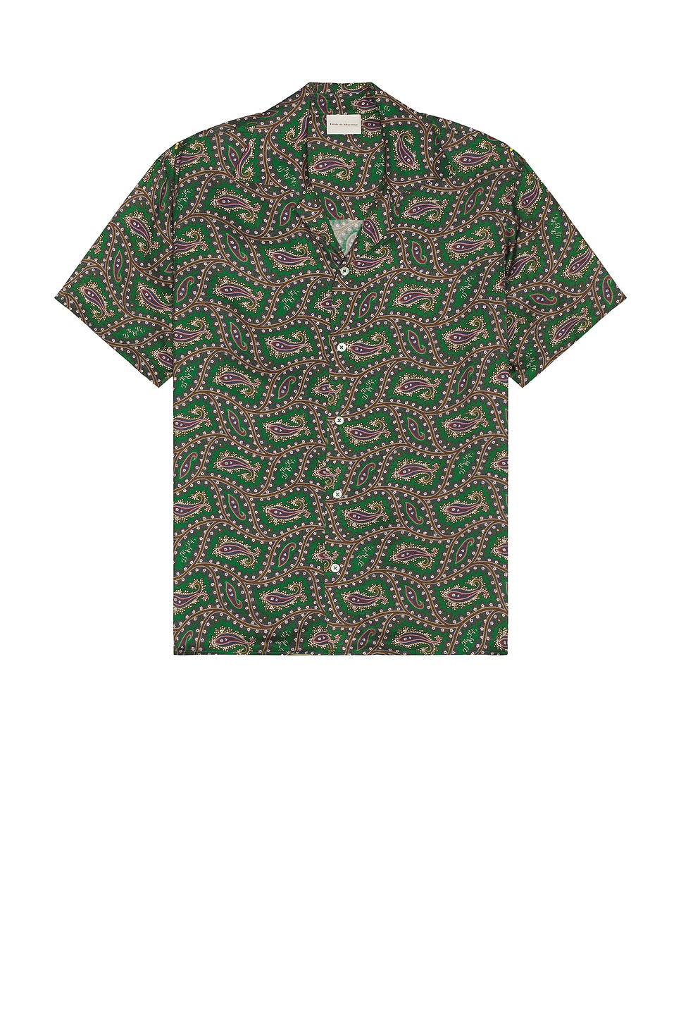 Drle De Monsieur Drole De Monsieur La Chemise Paisley Shirt In Green