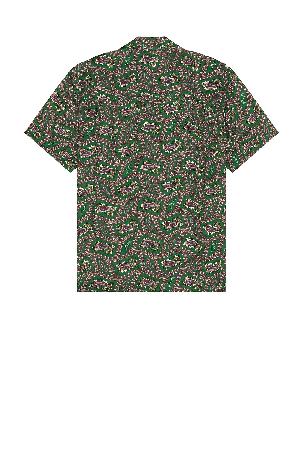 Drle De Monsieur Drole De Monsieur La Chemise Paisley Shirt In Green