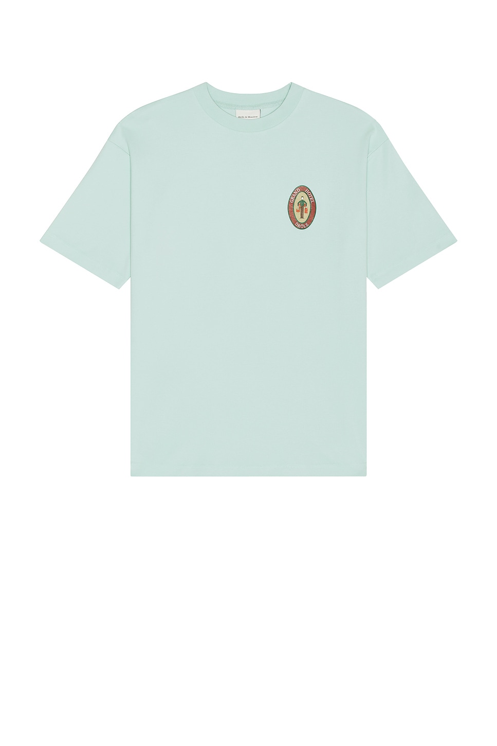 Image 1 of Drôle De Monsieur Le T-Shirt in Lagoon Blue