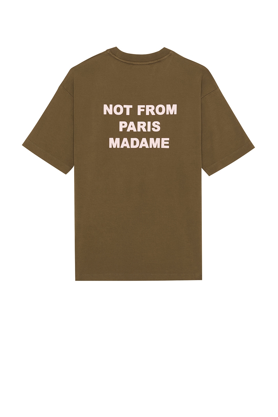 Image 1 of Drle De Monsieur Dr?le De Monsieur Le T-Shirt Slogan in Kaki
