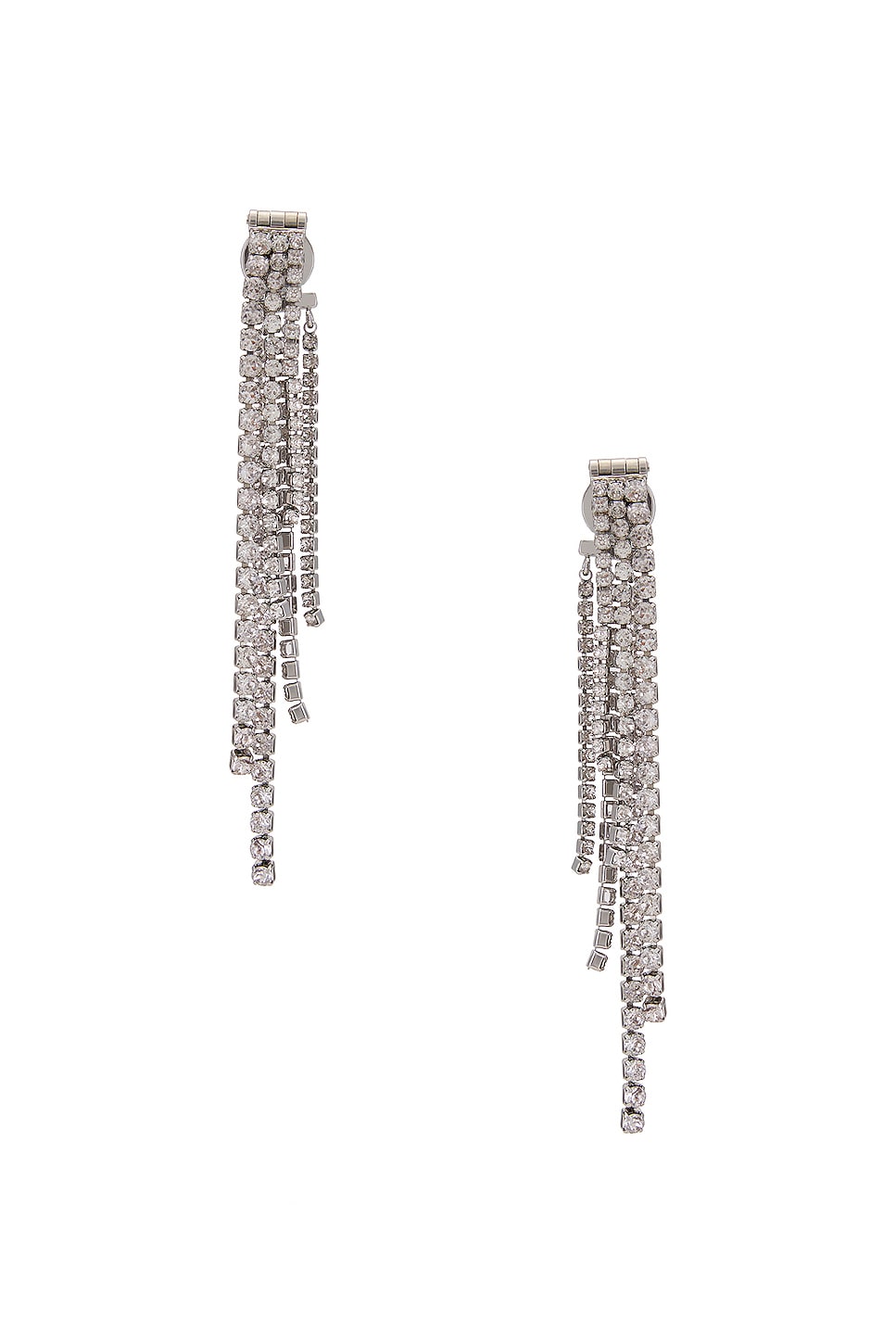 Calla Earrings in Metallic Silver