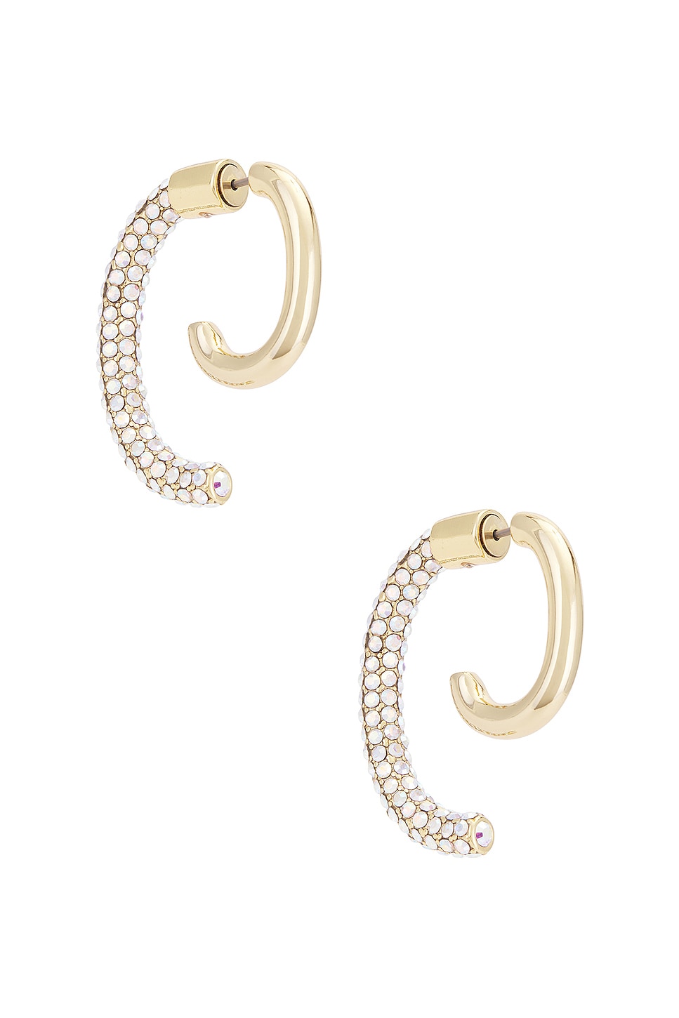 Image 1 of Demarson Luna Earrings in 12k Shiny Gold