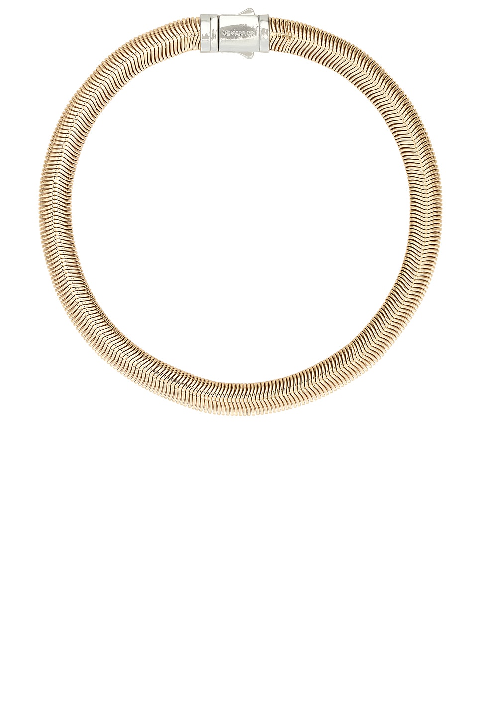 Image 1 of Demarson Naomi Necklace in 12k Shiny Gold & Silver
