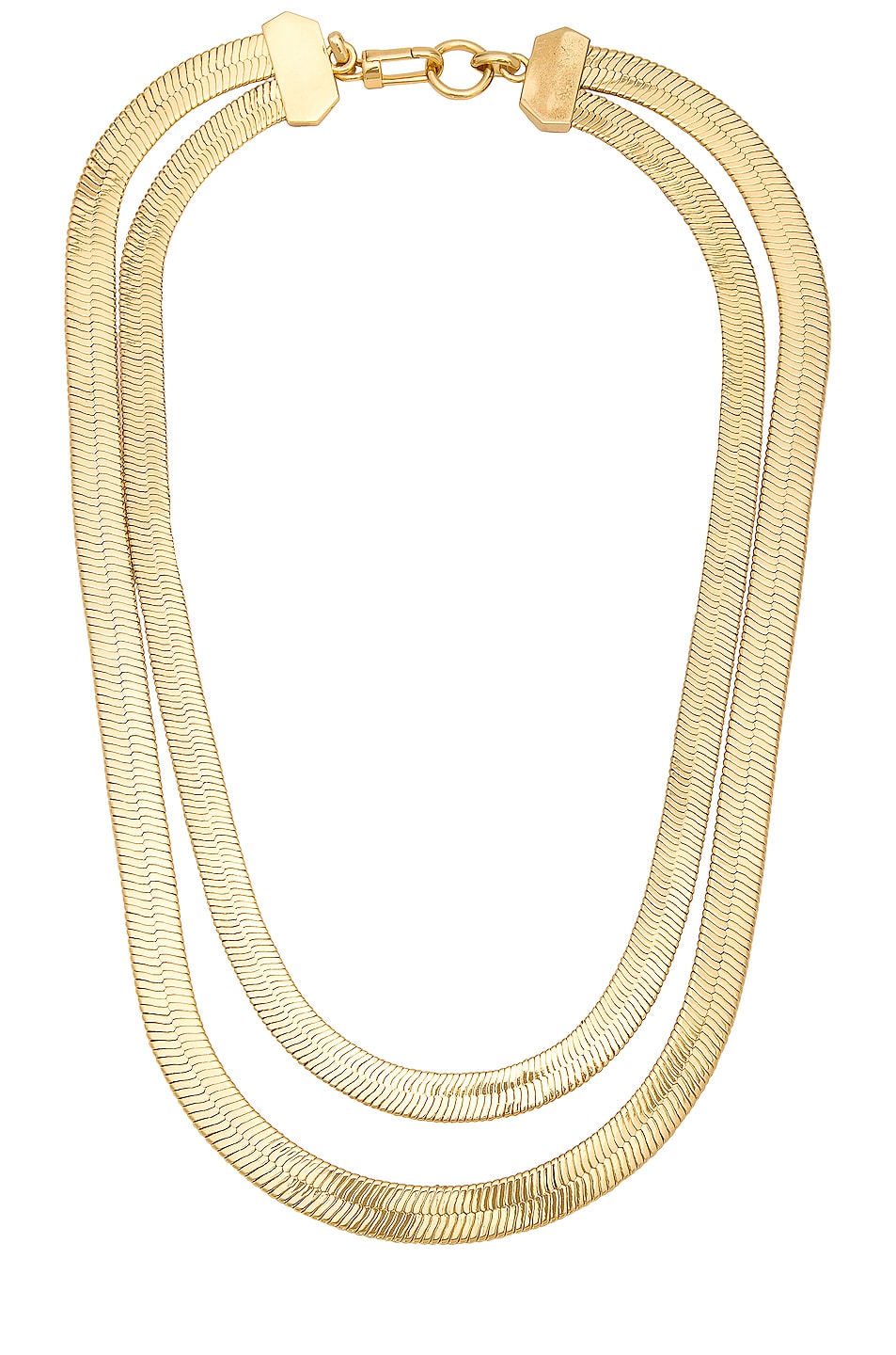 Lisa Necklace in Metallic Gold