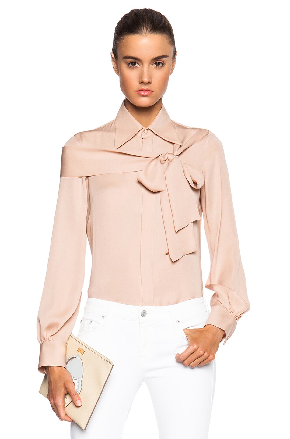 Image 1 of DSQUARED Broadway Blouse in Peach