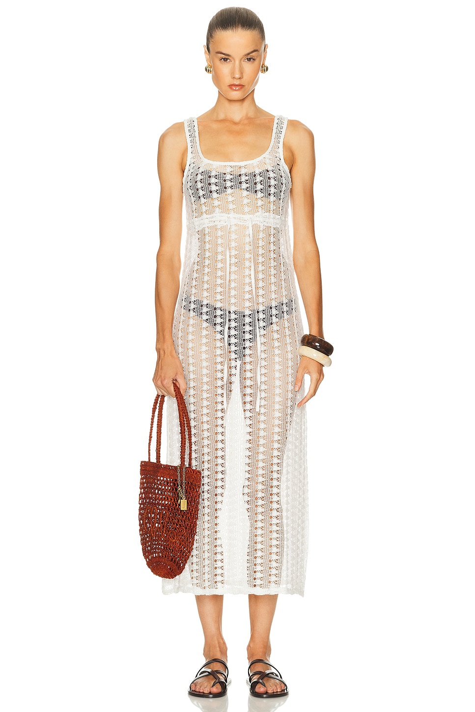 Thread Dress in Cream