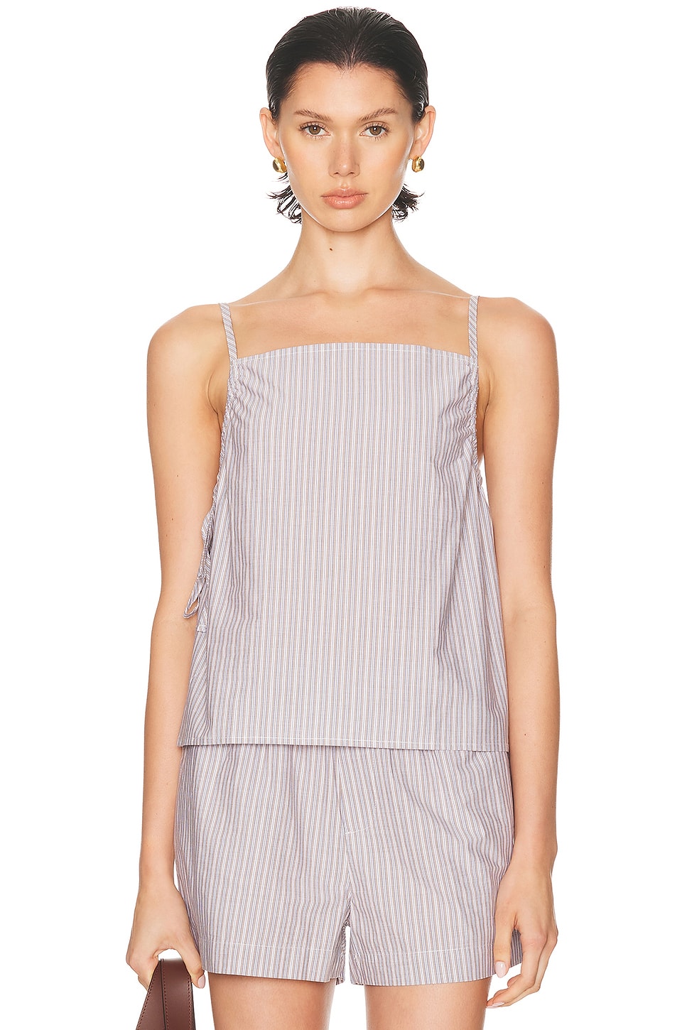 Deiji Studios Gathered Strap Top