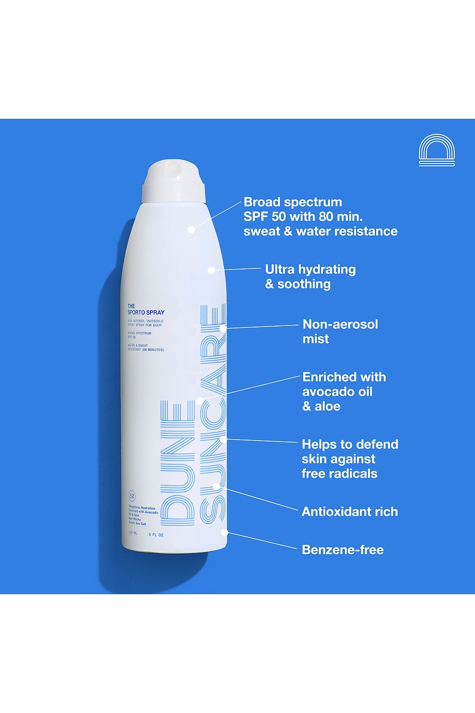 DUNE Suncare The Sporto Spray SPF 50 | Thumbnail 4 DUNE Suncare The Sporto Spray SPF 50 | Thumbnail 4
