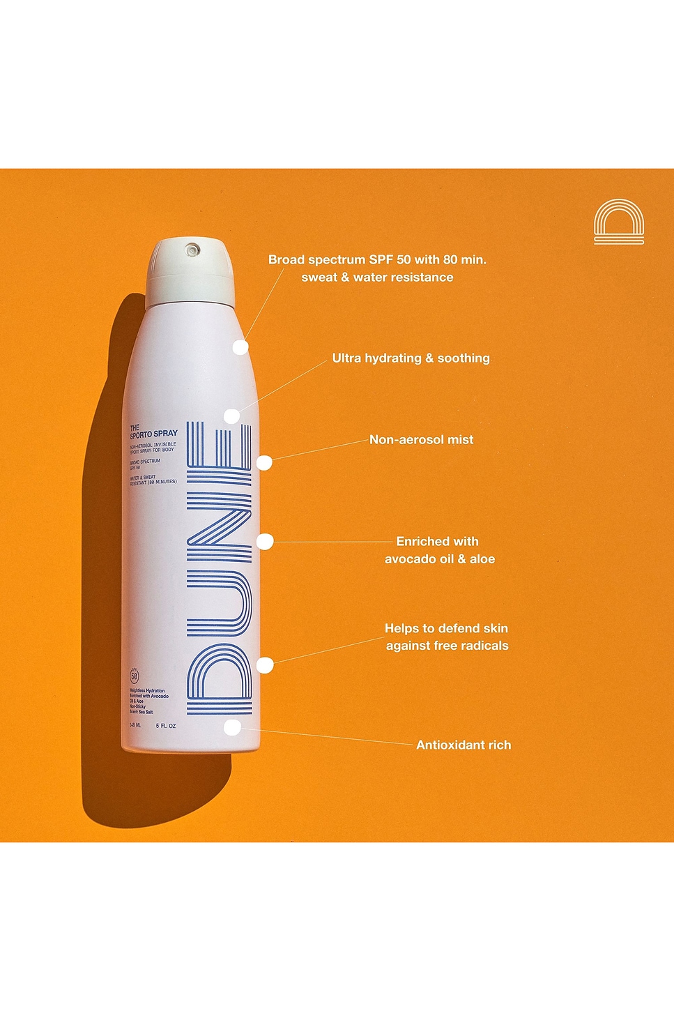 DUNE SUNCARE THE SPORTO SPRAY 