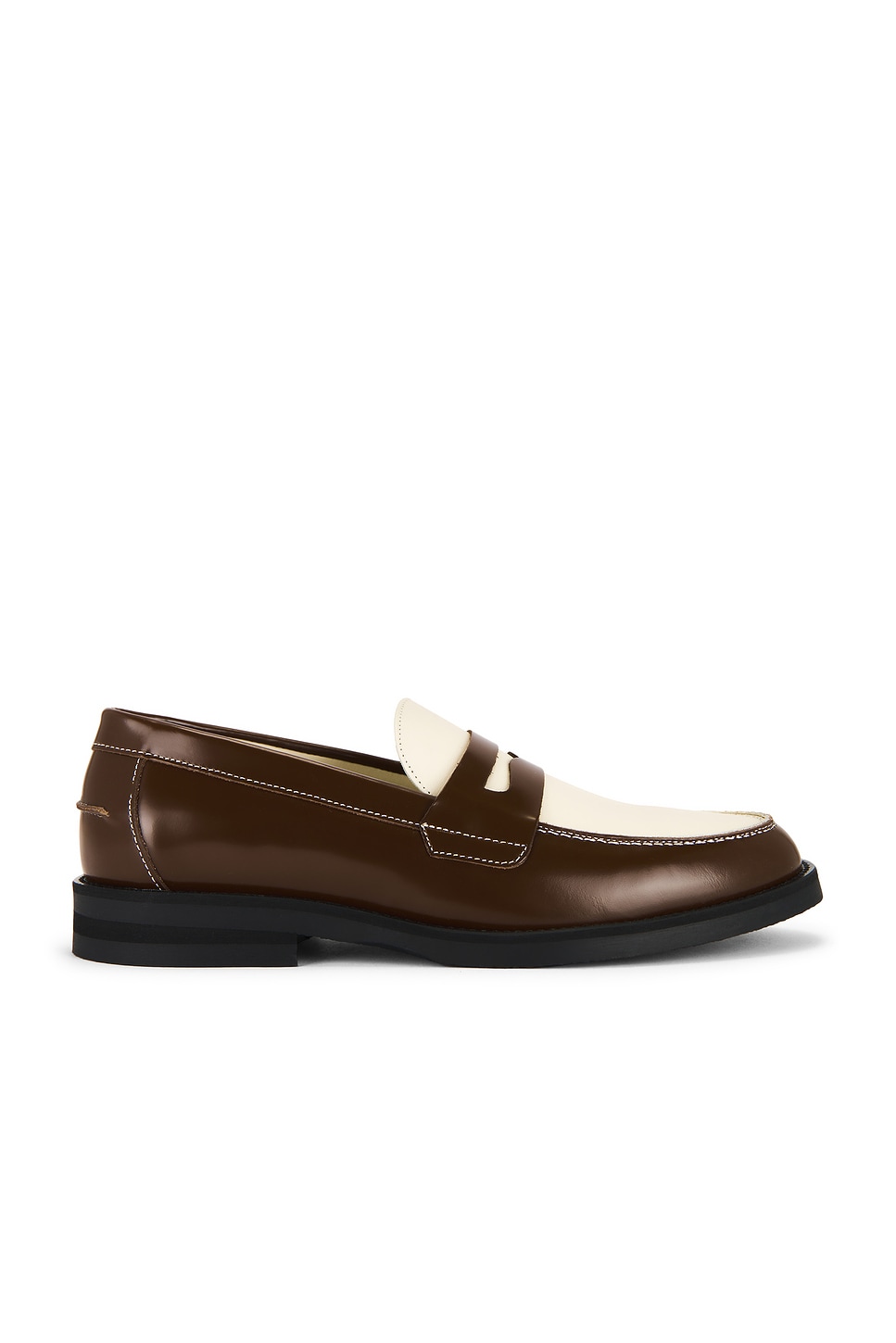 Duke & Dexter Wilde Penny Loafer In Brown