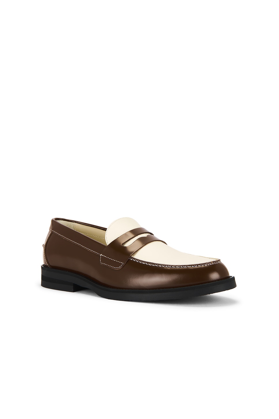 Duke & Dexter Wilde Penny Loafer In Brown