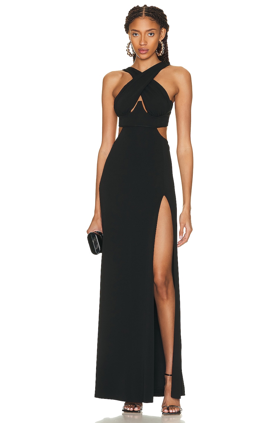 Image 1 of Dundas Gena Gown in Black