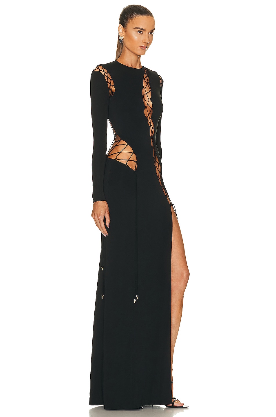 Dundas Viva Gown in Black FWRD