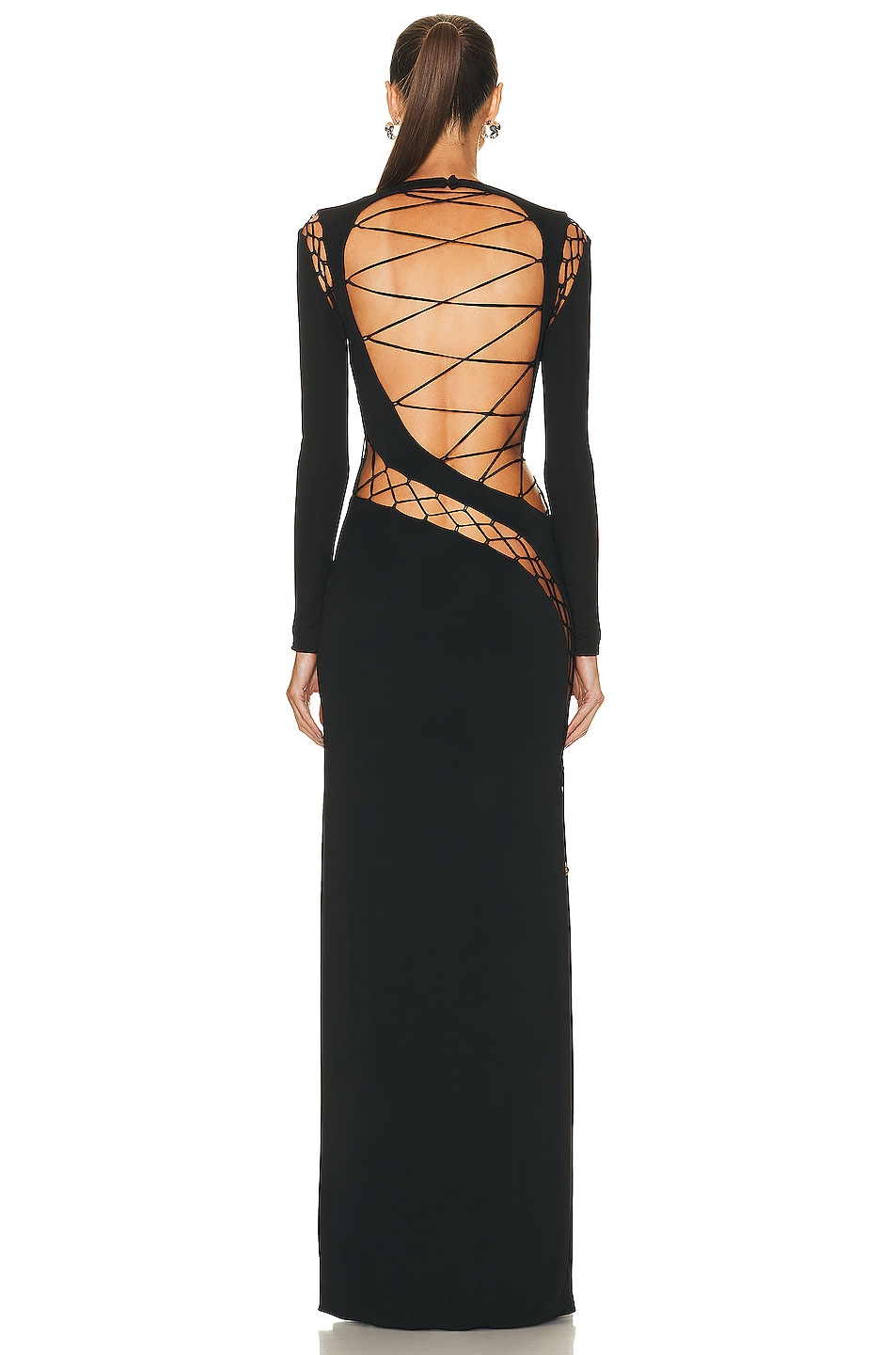 Dundas Viva Gown in Black FWRD