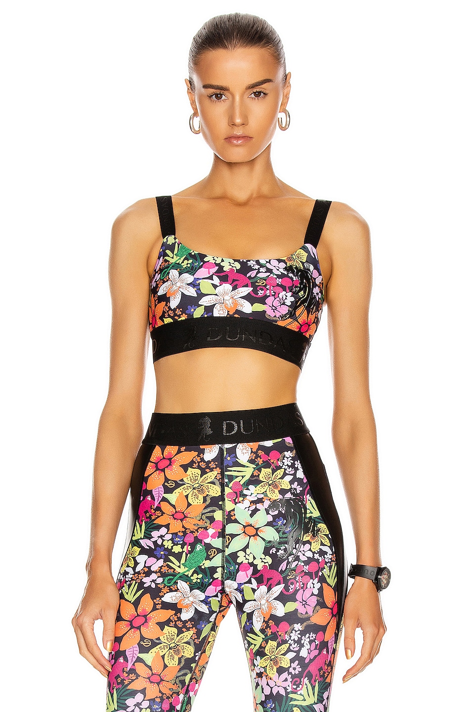 Image 1 of Dundas for FWRD Crop Top in Floral Print