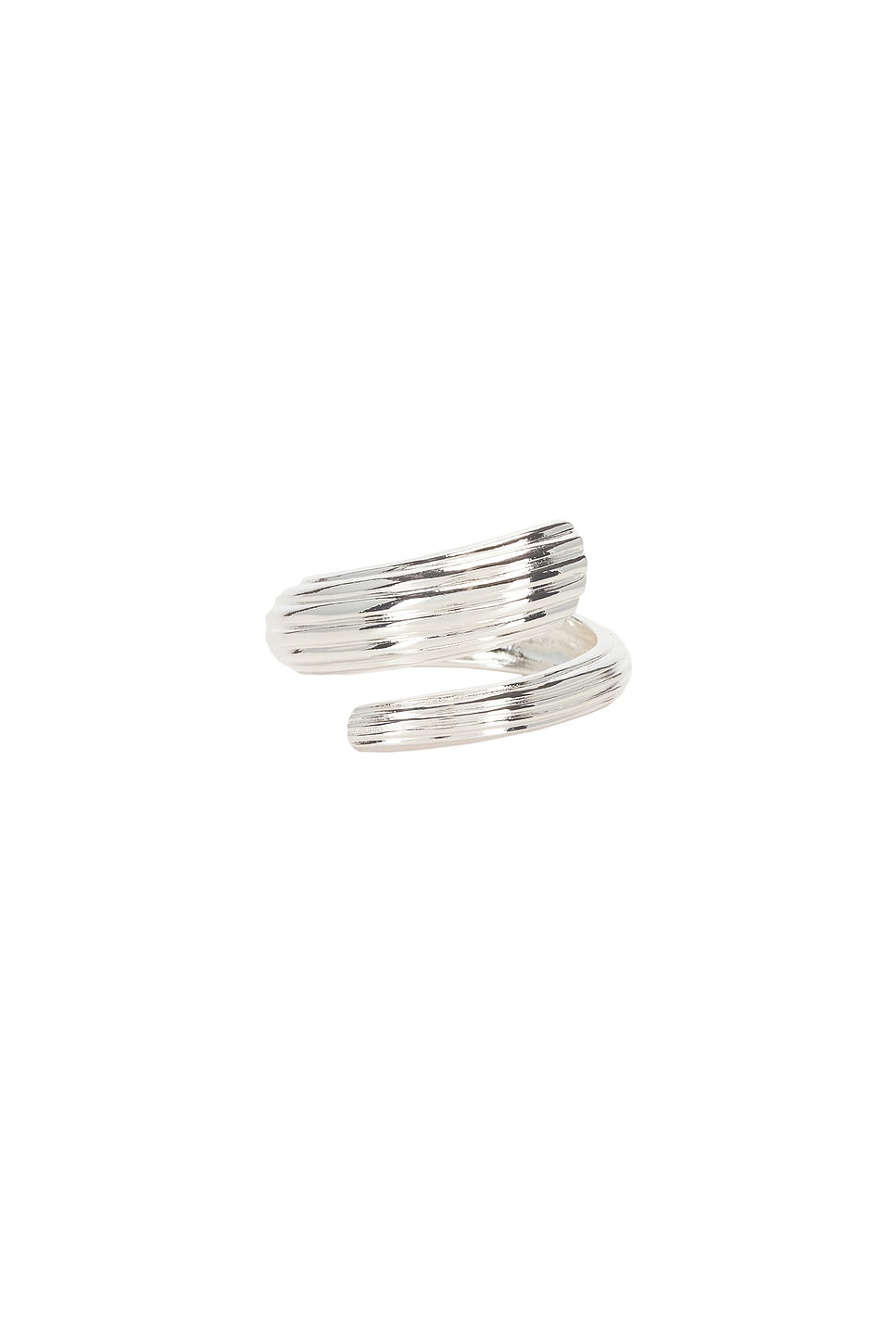 Achillina Ring in Metallic Silver