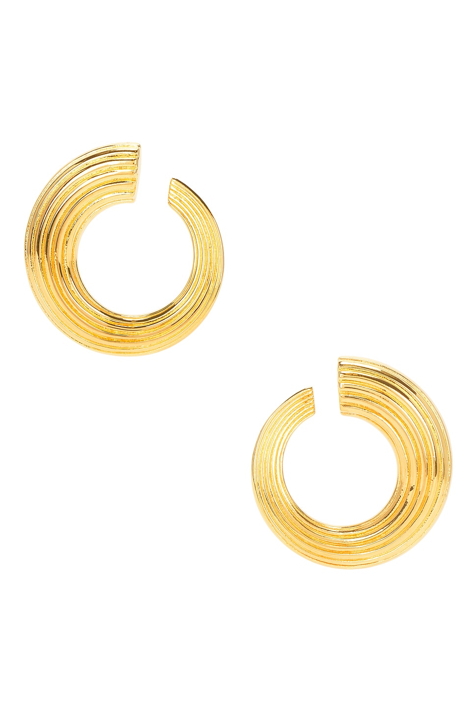 Croissance Illimitee Earrings in Metallic Gold