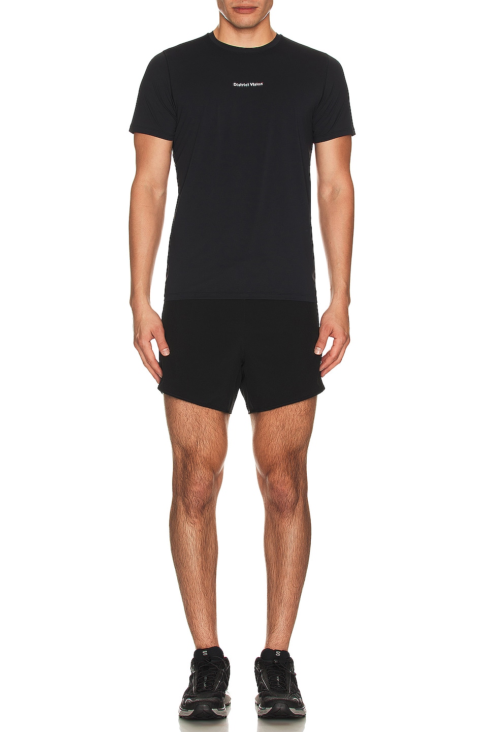 Image 1 of District Vision Spino 5" Training Short in Black