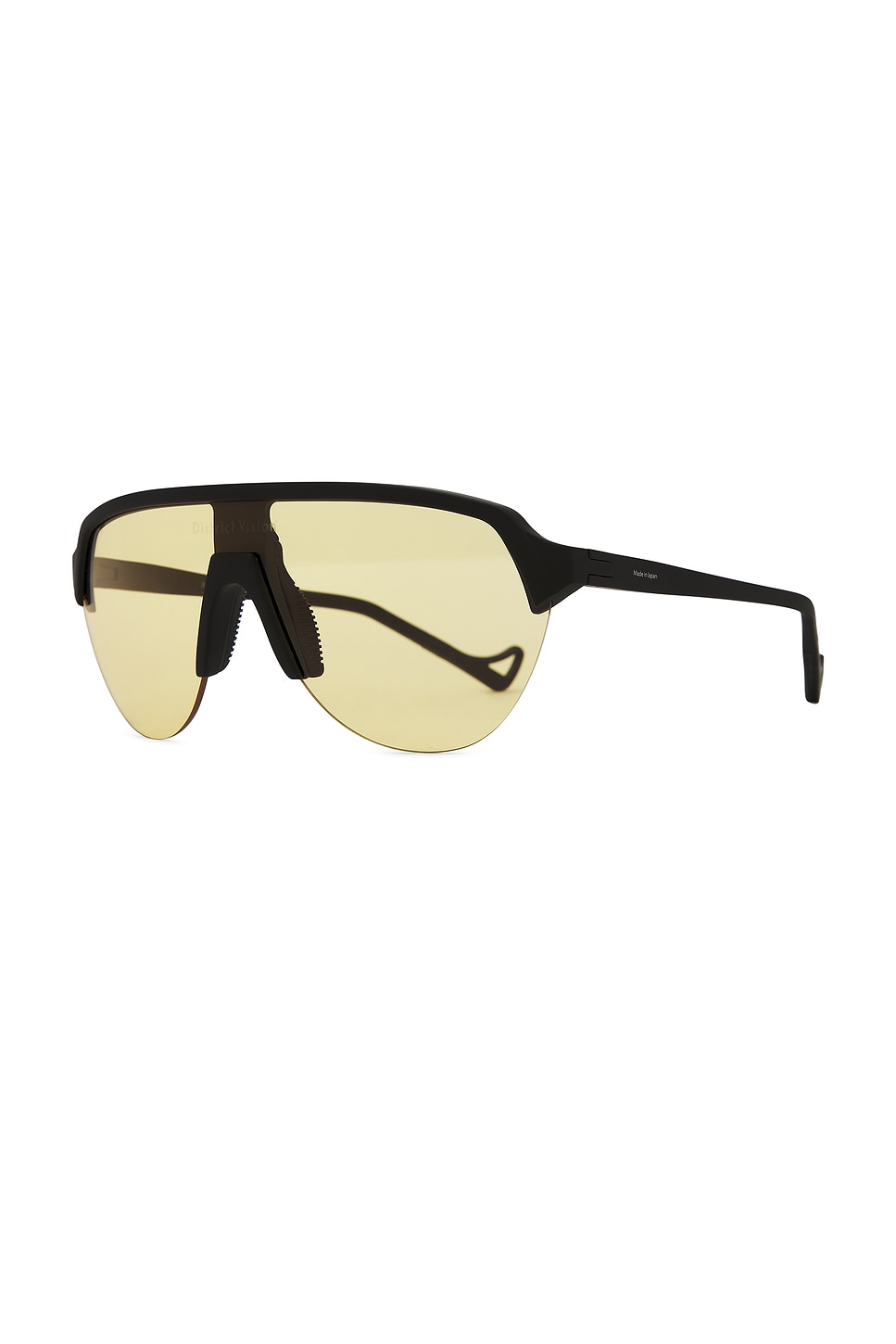 District Vision Nagata Speed Blade Sunglasses In Yellow
