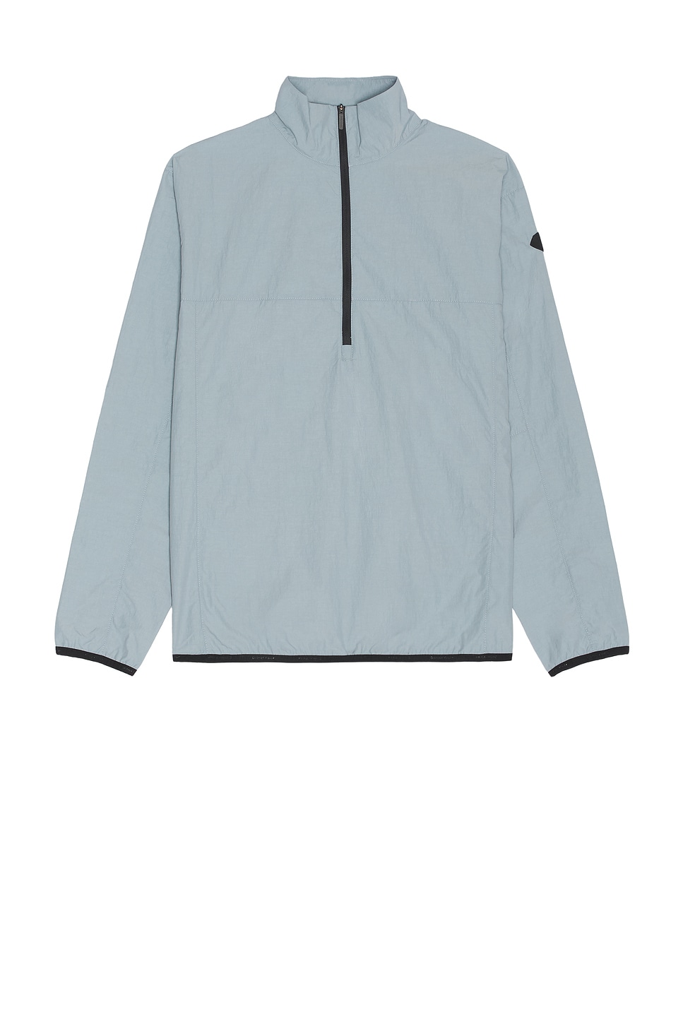 Image 1 of District Vision Dwr Recycled Half Zip Packable Shell in Pale Blue