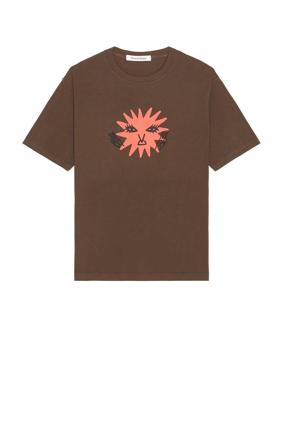 Image 1 of District Vision California Cotton Tee in Peace & Sunshine
