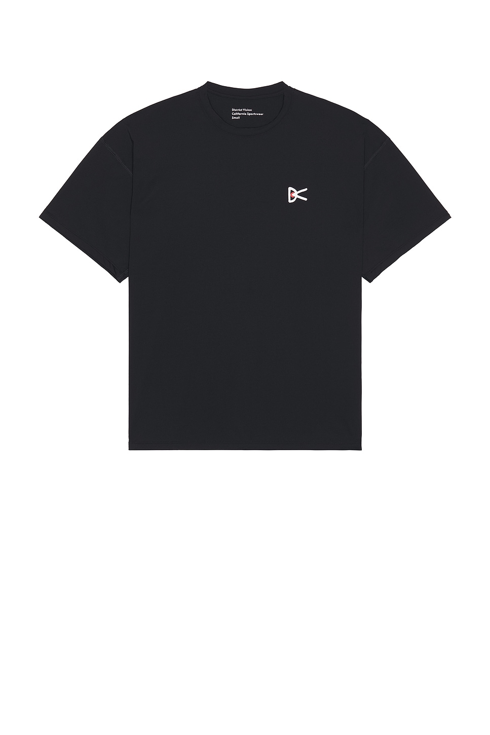 Image 1 of District Vision Lightweight Short Sleeve Tee in Black