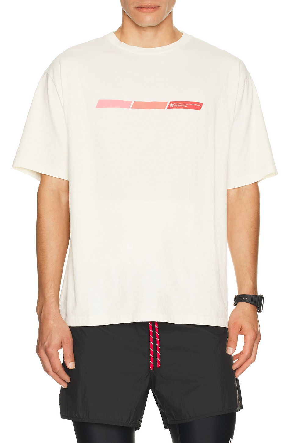 District Vision X Massimo Osti Studio Tee In White