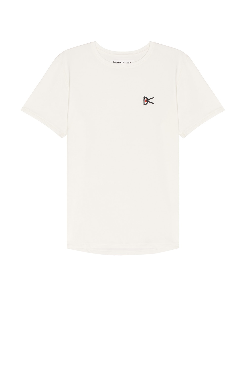 Image 1 of District Vision Lightweight Short Sleeve Tee in Lunar White