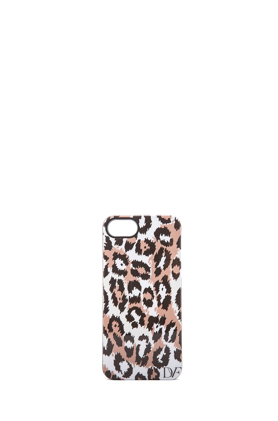 Image 1 of Diane von Furstenberg iPhone 5 Case in Leopard Brown & Black