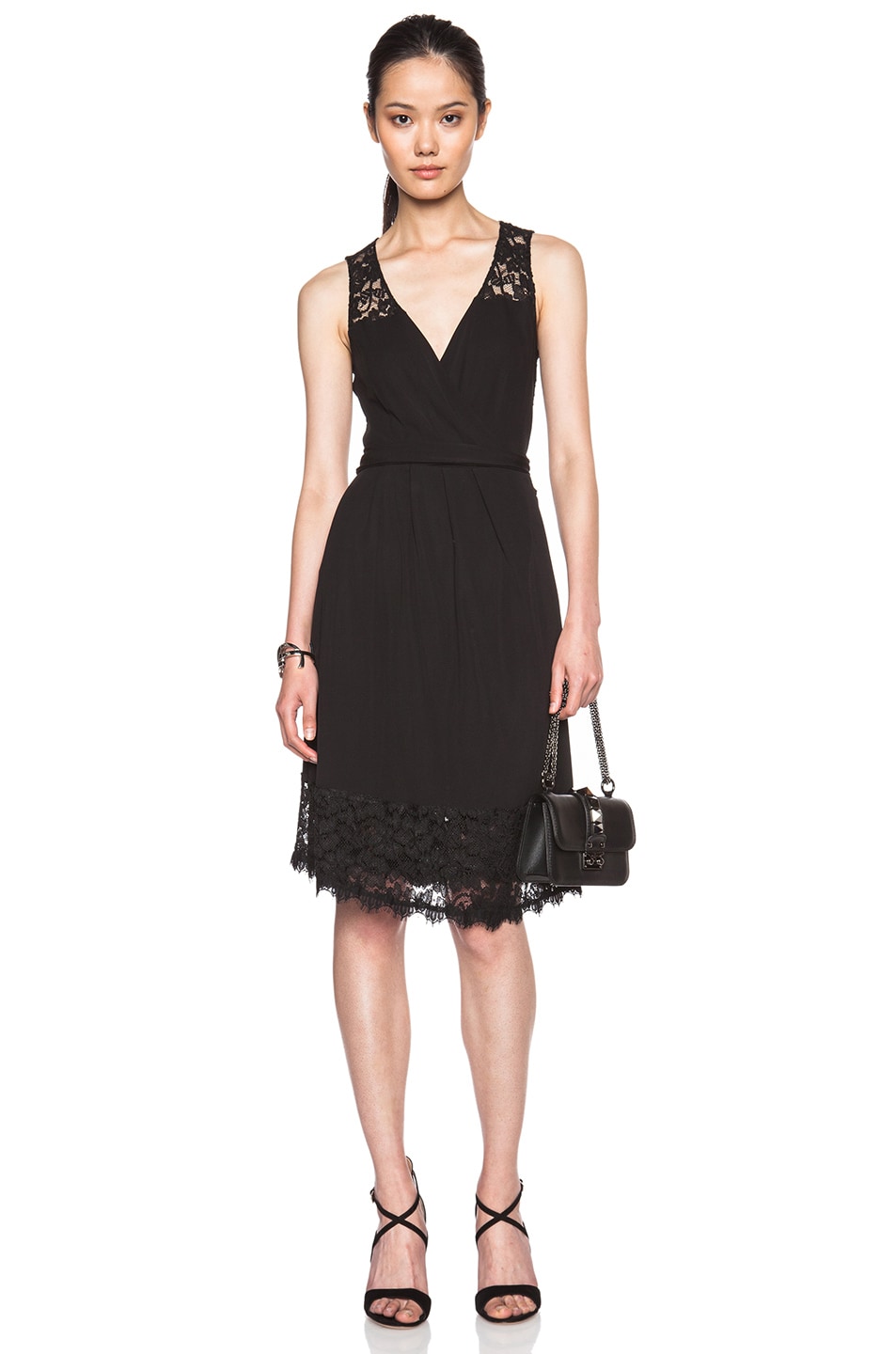 Image 1 of Diane von Furstenberg Lex Dress in Black