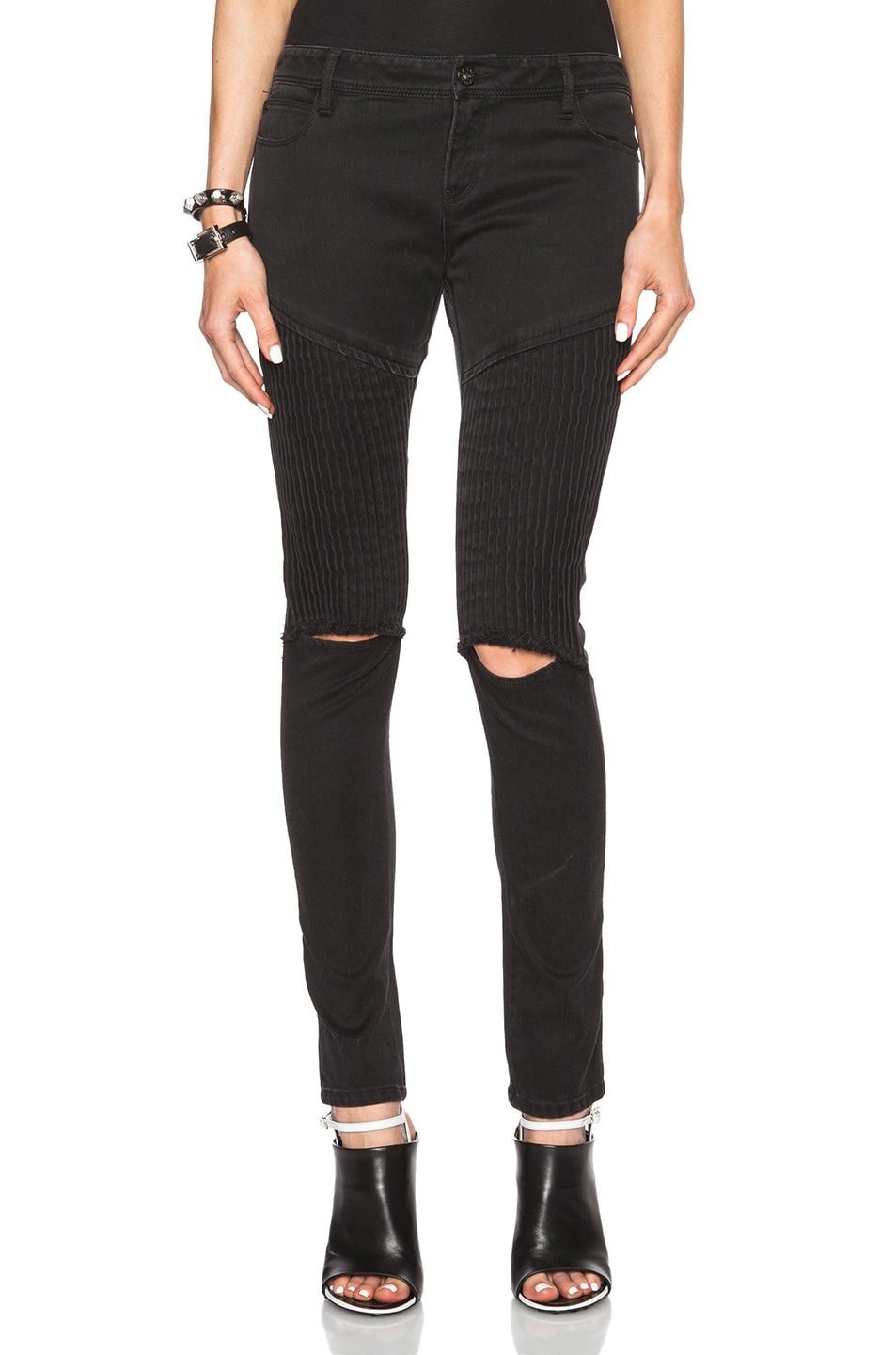 Image 1 of EACH x OTHER Pleat Jeans in Black