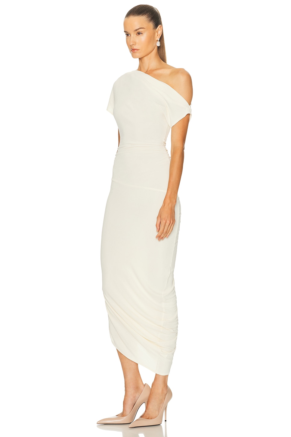 EAVES Lian Twist Midi Dress thumbnail