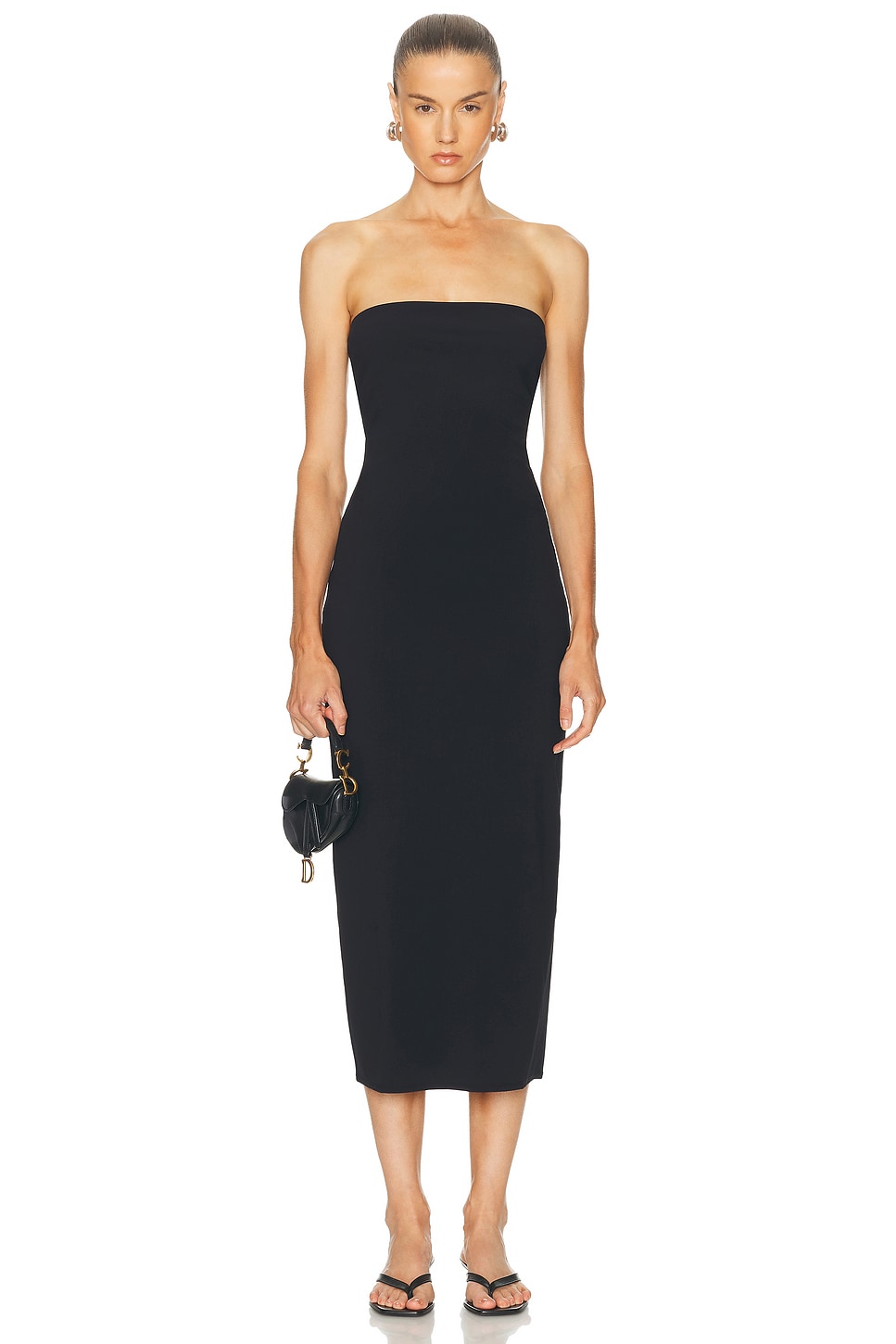 Bo Tube Maxi Dress in Black