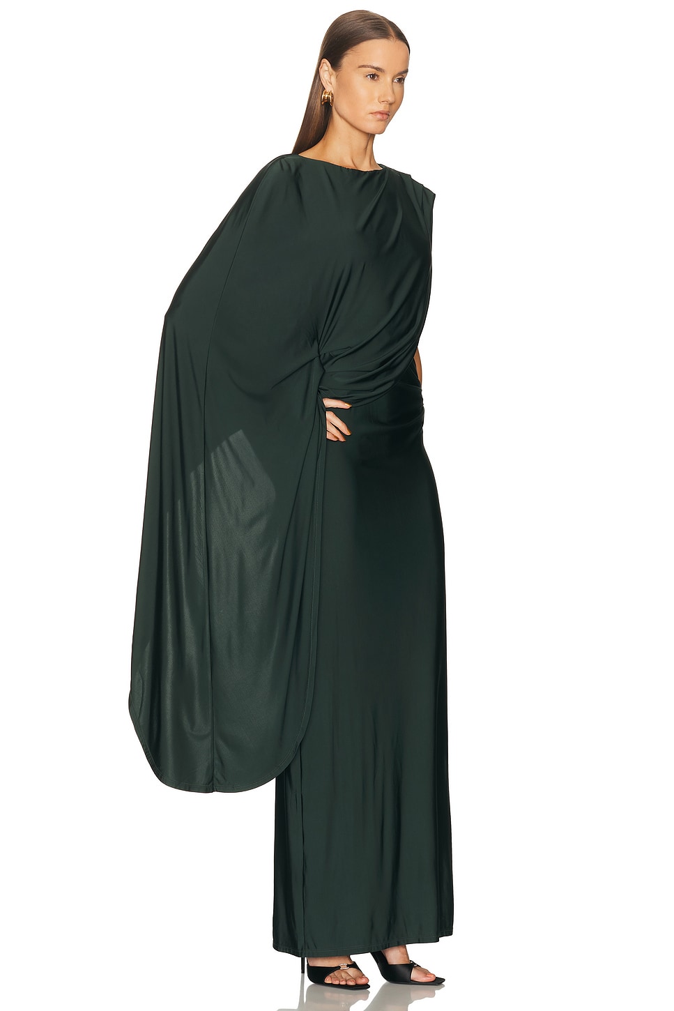 Eaves Ingrida Maxi Dress In Green