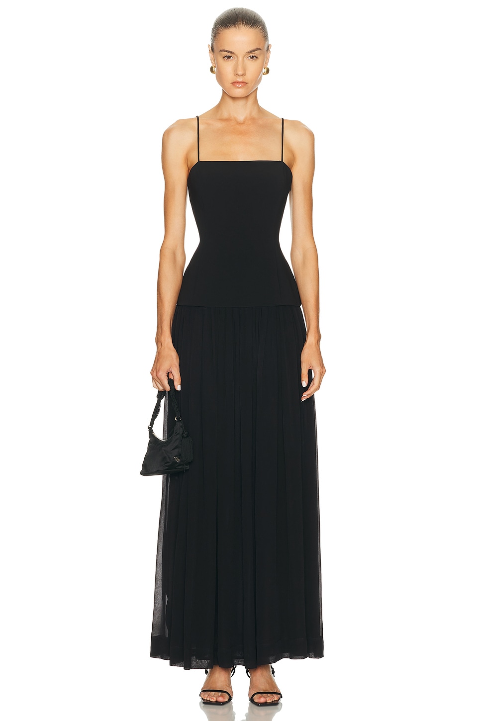 Eaves Pardes Dress In Black