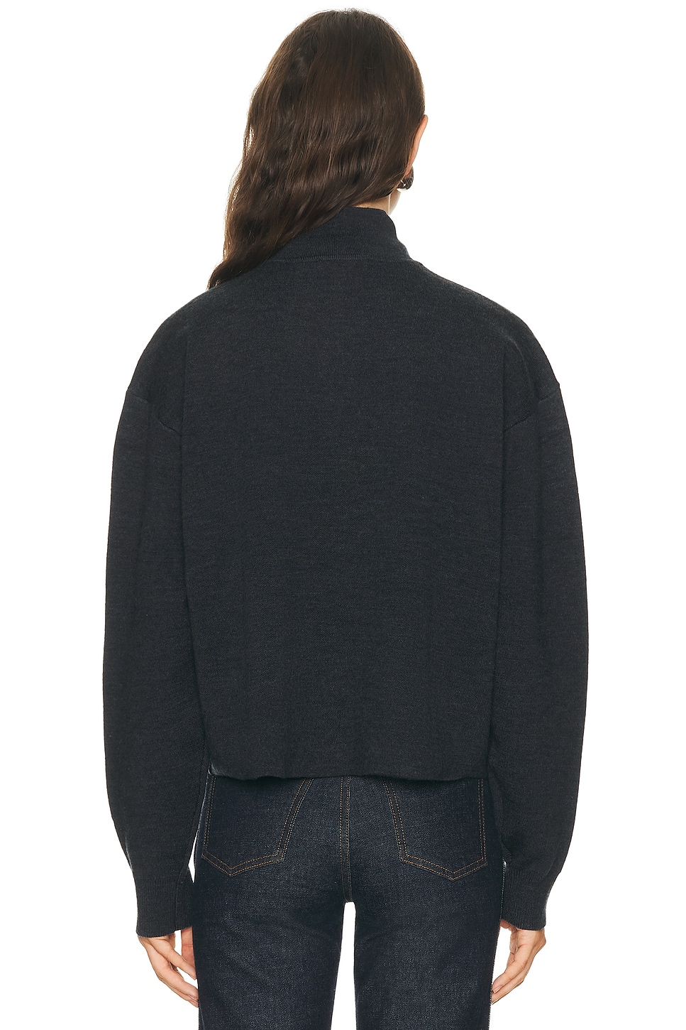 EAVES - Brecken Double Faced Half Zip Sweater | Plush