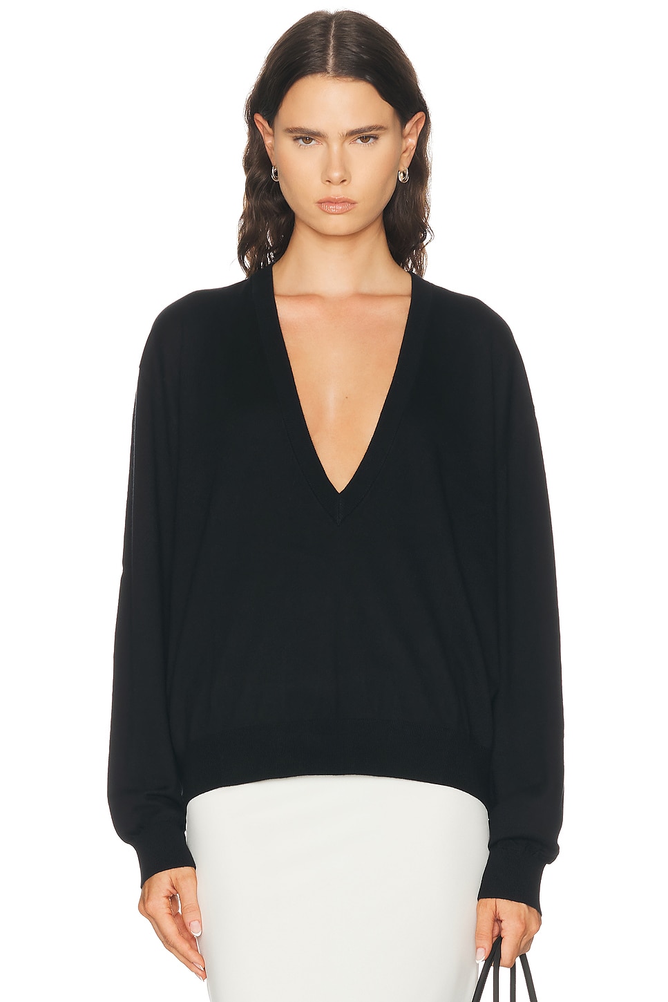 EAVES Devyn V Neck Sweater