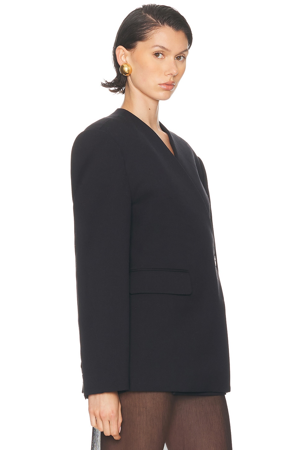 Eaves X Yhasmina Ferrara Naama Blazer In Black