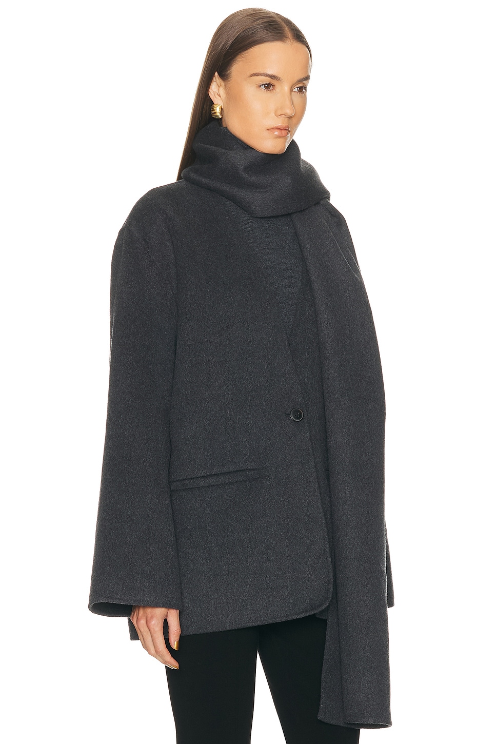 EAVES X Coco Ragni Wool Scarf Jacket