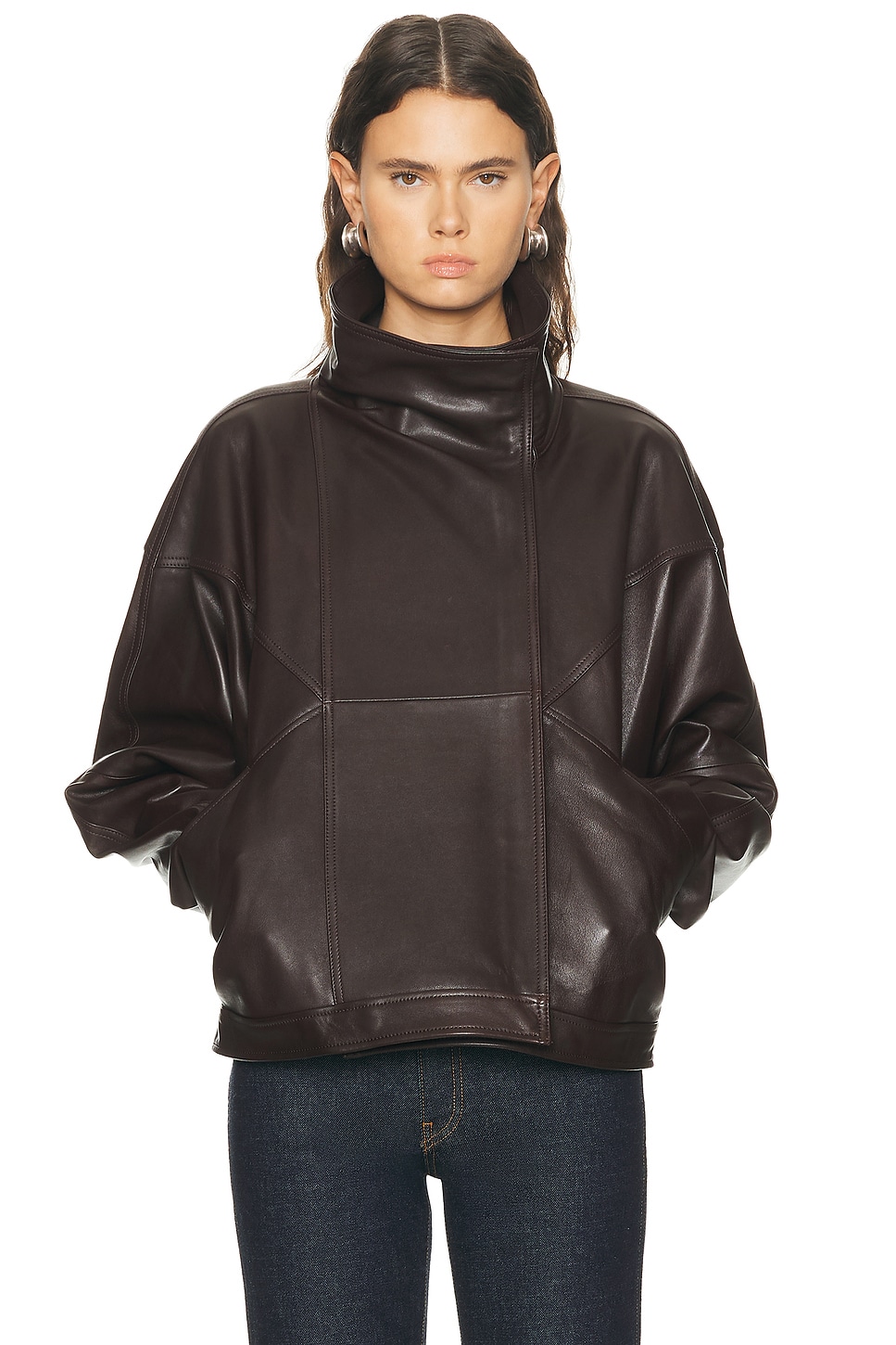 EAVES Mildri Leather Jacket thumbnail