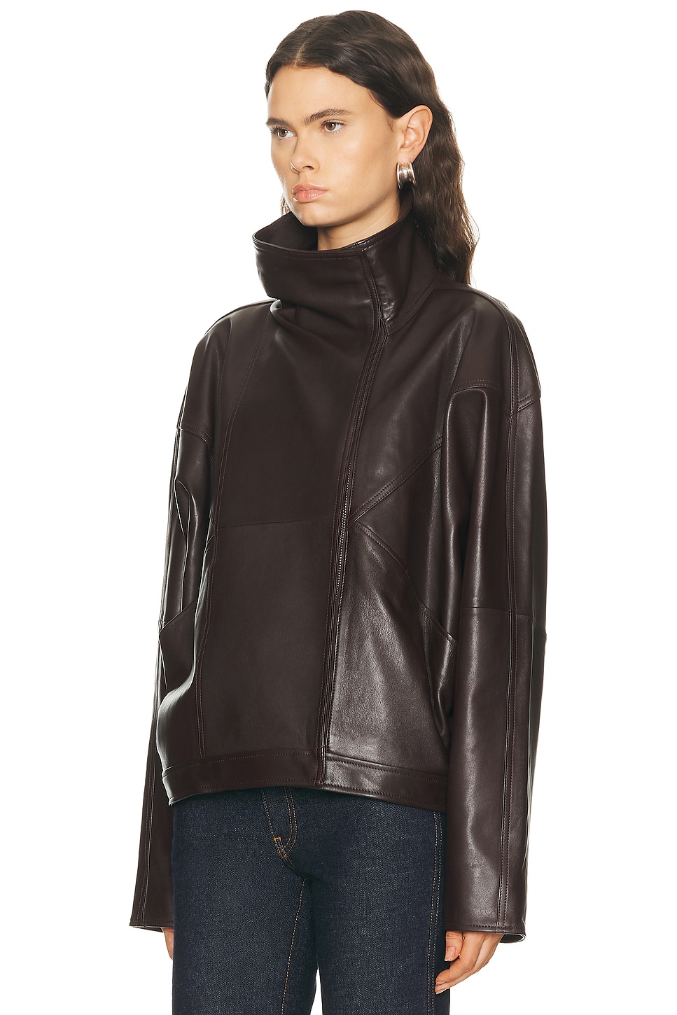 EAVES Mildri Leather Jacket thumbnail